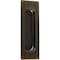 Delaney Hardware Bronze Barn Door Hardware Flush Finger Pull BD0169 - alternate 1